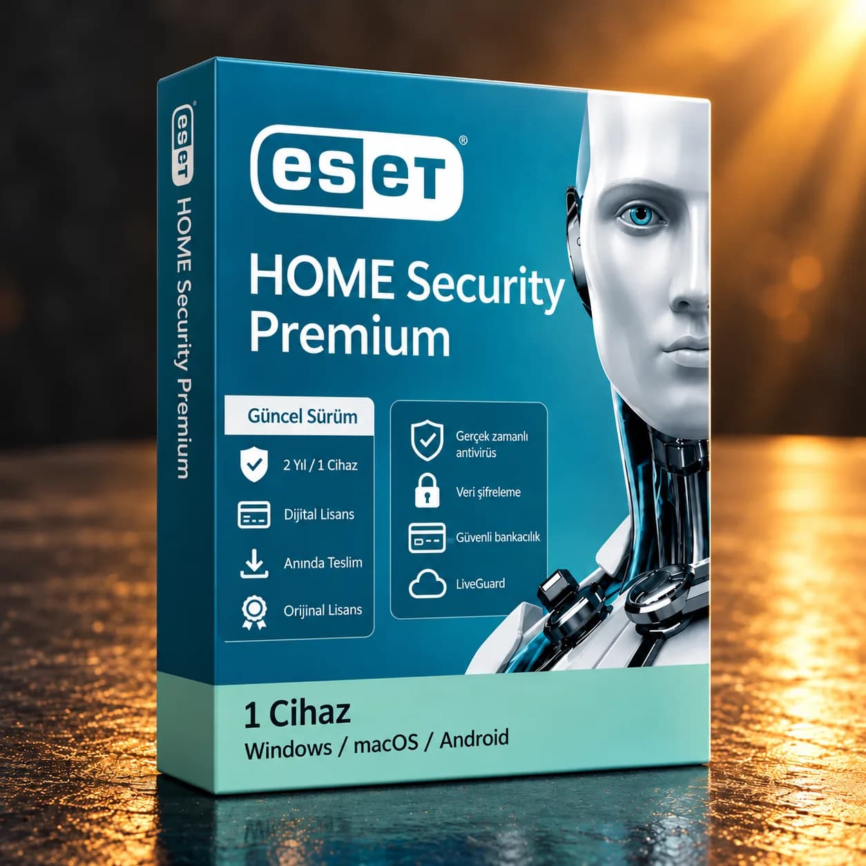 ESET HOME Security Premium 1 Kullanıcı 2 Yıl — Güvenlik Yazılımları, M&L Akdeniz