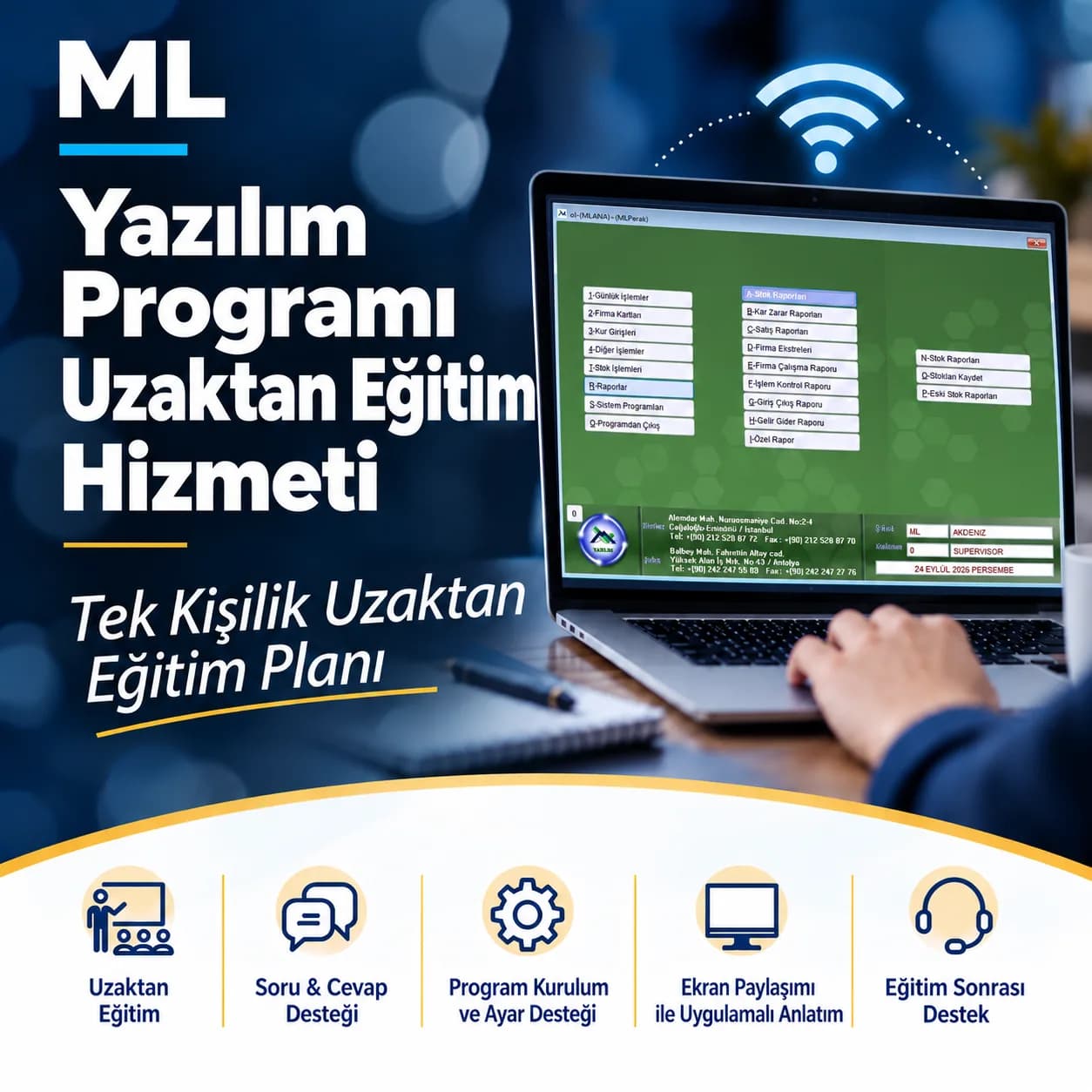 ML Eğitim Paketi Uzaktan ML Eğitim Paketi Uzaktan — Sistem Paketleri, M&L Akdeniz